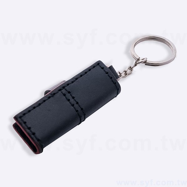 皮製隨身碟-鑰匙圈禮贈品USB-台灣設計金屬皮革材質隨身碟-客製隨身碟容量-採購訂製印刷推薦禮品_2